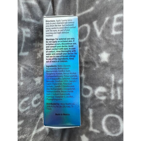 Biosens Eye Contour Gel w Peptides Hyaluronic Acid Niacinamide & Ceramides NEW - Picture 2 of 6